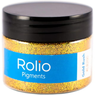GlitterWarehouse Gold 10g Jar Fine (.008) Holographic Solvent Resistant  Cosmetic Grade Glitter. Great for Makeup, Body Tattoo, Nail Art and More!