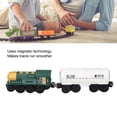 thumbnail image 3 of Powerful Engine  Set, Vintage Locomotive  Set Small  for Child for Preschool Yellowish Green, 3 of 7
