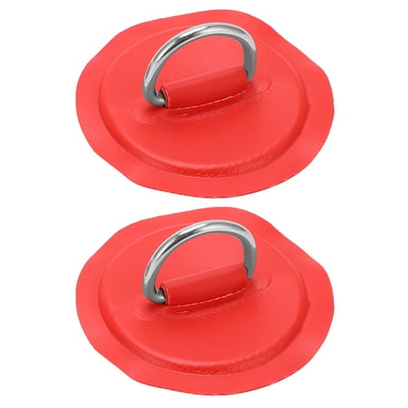 Yetaha 12-Pack D-Ring PVC Patches For Inflatable Boats, Kayaks, Canoes, SUPs – Stainless Steel 304, Glue Not Included