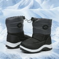 thumbnail image 7 of Blikcon Kids Snow Boots Boys Girls Lightweight Slip Resistant Waterproof Winter Boots (Toddler/Little Kid), 7 of 7