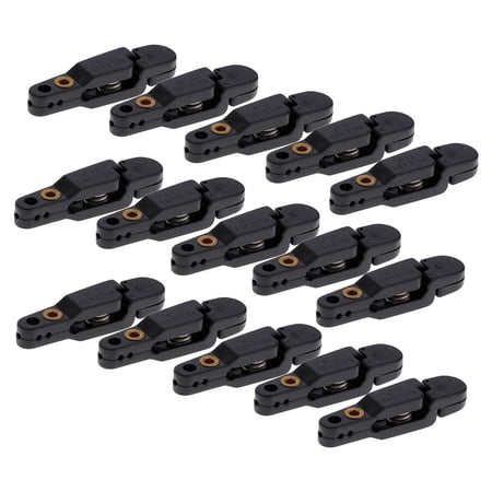 Lot de 7 clips de libération en plastique pour poids et planche de rabot - Accessoires de pêche pour petit bateau et kayak