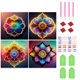 thumbnail image 1 of 4 Piezas 5D DIY Colorido Mandala Kit 30x30cm, 1 of 9