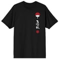 thumbnail image 7 of Naruto Itachi Artwork Crew Neck Short Sleeve Men's Black T-shirt-6XL, 7 of 7