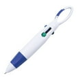 thumbnail image 2 of Manunclaims Ballpoint Pen Retractable Multi-use Smooth Writing Easy Use Durable Write Four Neon Colors with Carabiner Keychain Student Ballpoint Pen for Student, 2 of 8