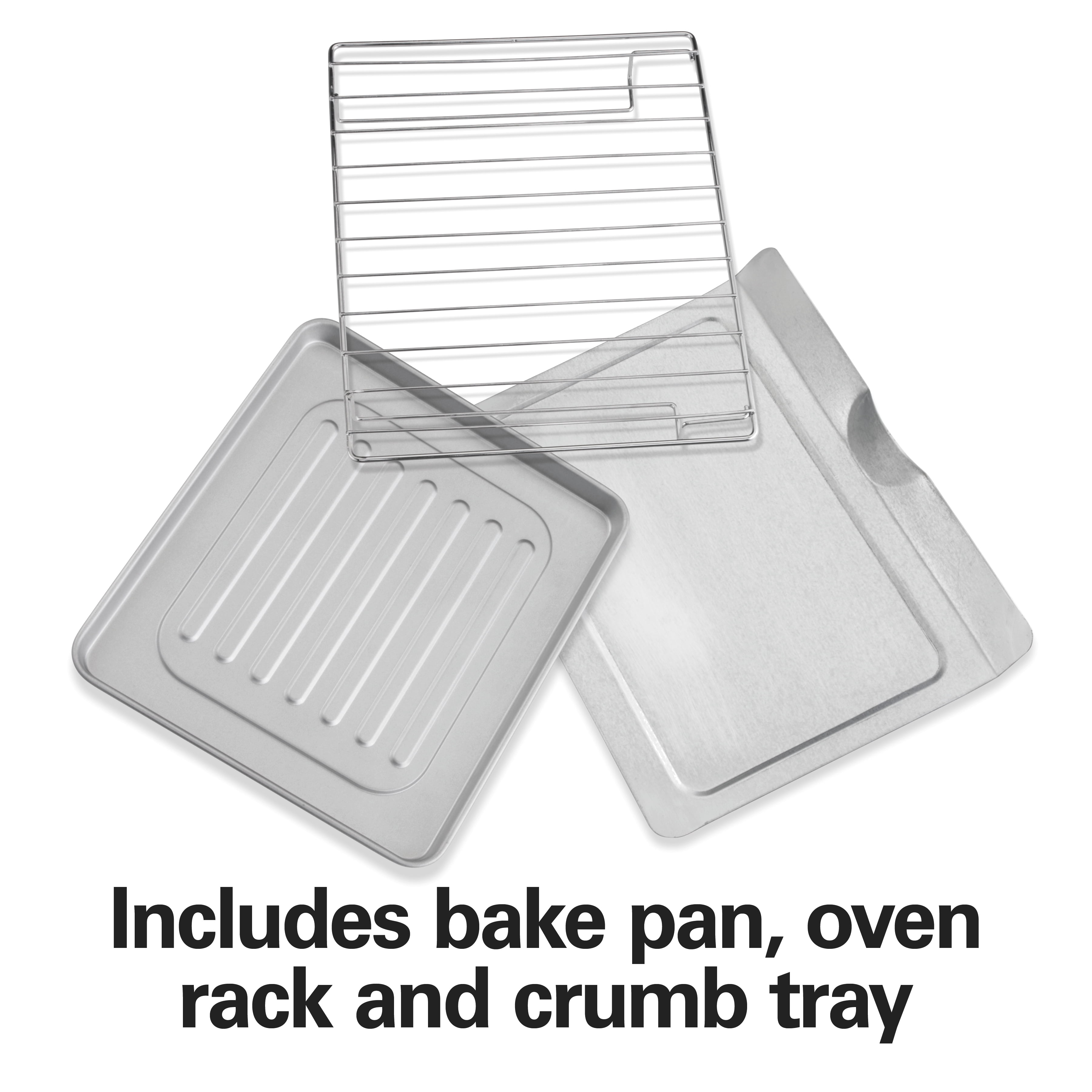Hamilton Beach Easy Reach 4-Slice Toaster Oven - Gray, 1 ct
