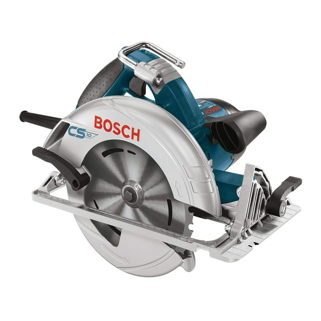 Sierra circular BOSCH CS10 15A, 120 V, 56°, bisel, hoja de 7-1/4 pulgadas