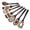 Brown, variant on 7 Piece Pakkawood Rainbow-A Kitchen Utensil Set for Cooking, Serving & Mixing