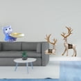thumbnail image 2 of Bandeja de resina con estatua de gato y reno moderna, escultura decorativa para el hogar, regalo único, figura de animal, cuenco para mesa de comedor,, 2 of 8