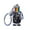 Black, variant on Electronic Robot Pendant Keychain Unisex Key Chain Multi-Functional Phone Chain Funny Keyrings Accessory for Women Girl