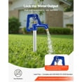 thumbnail image 3 of VEVOR Frost Proof Yard Hydrant, 3.22FT Freeze-Proof Outdoor Faucet with 12" Bury Depth, 3/4" NPT Pipe Connection, Lever Handle + Handwheel, No Lead Freezeless Hydrant for Yard Garden Farm Irrigation, 3 of 9