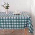thumbnail image 4 of LAICAIW 100% Waterproof PVC Table Cloth, Oil-Proof, Spill-Proof, 54 x 54 Inch Rectangle, PVC, Table Cover, 4 of 7