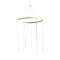 thumbnail image 2 of Marco móvil para bebé, campana de cama de madera, colgador, accesorios de enfermería para dormitorio infantil 197 cm 6 agujeros, 2 of 9
