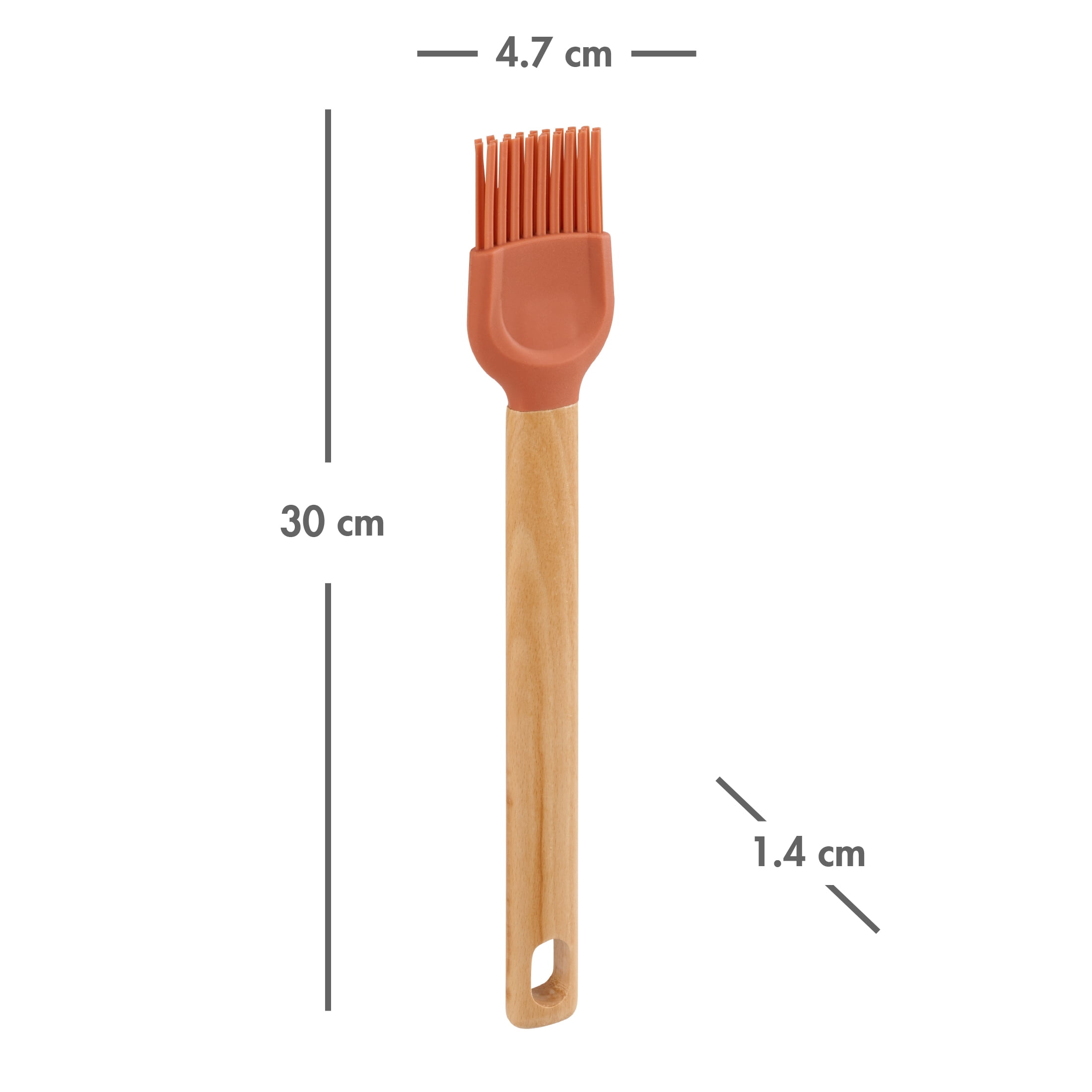 Pinceau de cuisine à badigeonner Tout-Pour-Célébrer en Silicone, Orange Pinceau à badigeonner Tout Pour Célébrer