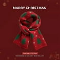 thumbnail image 2 of Women's Autumn Winter Warm Scarf Ladies Christmas Cartoon Pattern Knit Wraps for Daily, Themed Party, 2 of 2