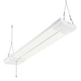 thumbnail image 2 of Maxxima 2 ft. Utility LED Adjustable Shop Light Fixture, Linkable, Frosted Lens 5000K Daylight 5000 Lumens, 2 of 11