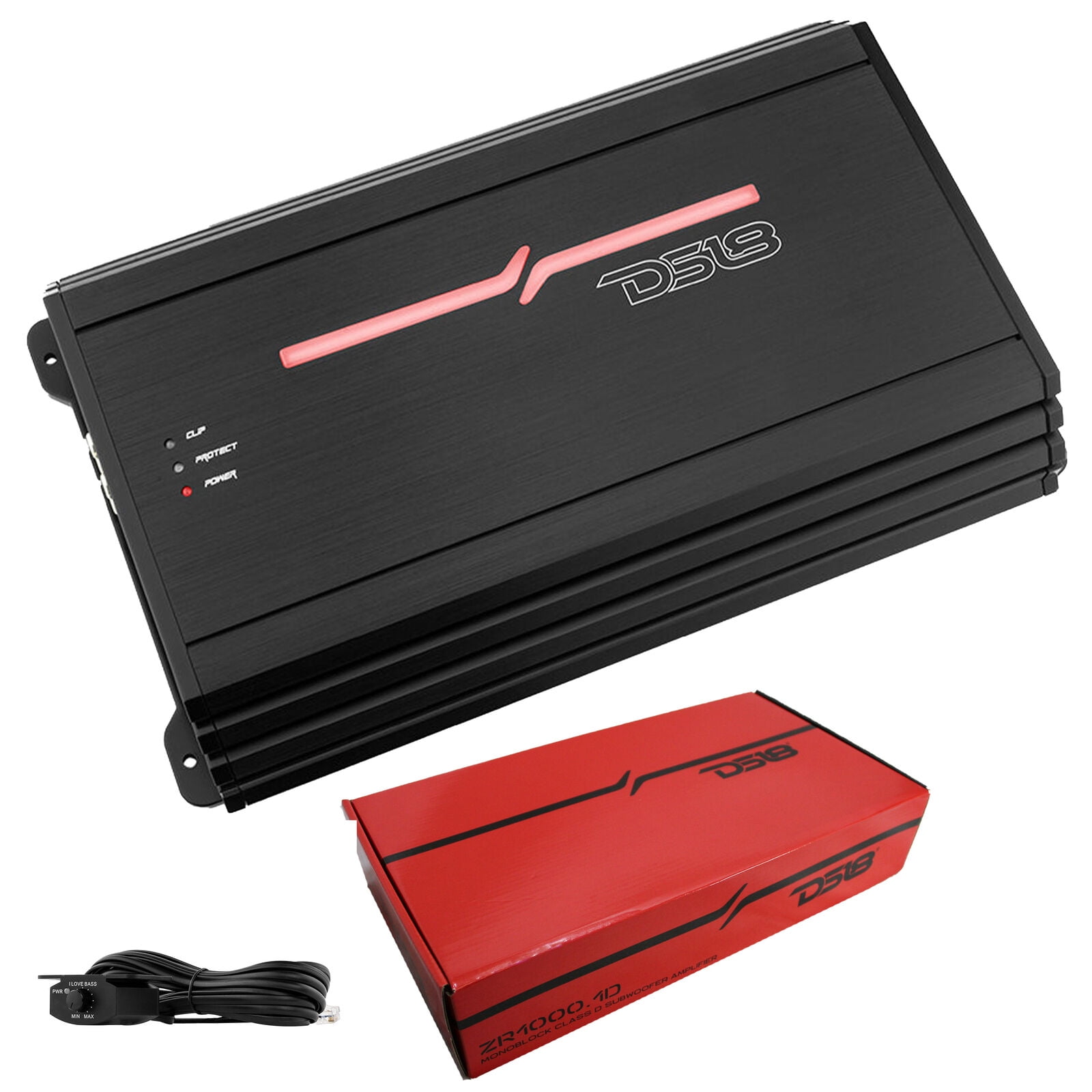 DS18 Monoblock Subwoofer Amplifier Class D 1000W Pro Car Audio Bass