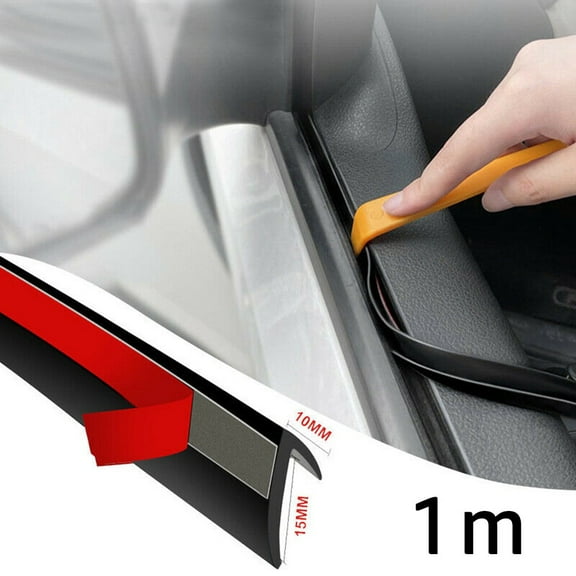 BAMILL Car Door Side Casement Trim Edge Moulding Weatherstrip Seal Strip Rubber V-Shape