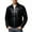 Black, variant on Men's Casual Leather Jacket Featuring Double Pockets Timeless Outerwear Design For Daily Use With Comfortable All Season Fit And Durable Versatile Style Black M