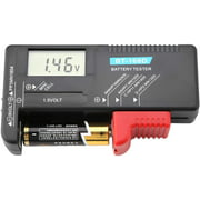 Battery Volt Tester, BT-168D Universal Digital Battery Tester Volt Checker for AA/AAA/C/D/9V/1.5V Batteries