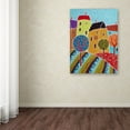thumbnail image 3 of Trademark Fine Art 'Four Houses Three Trees' Canvas Art by Karla Gerard, 3 of 3