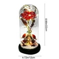 thumbnail image 3 of RXIRUCGD Acrylic Rose Night Light with Rhinestones - Elegant Christmas Decor and Valentine's Day Decorations Romantic Bedside Lamp for Holiday Gifting, 3 of 6