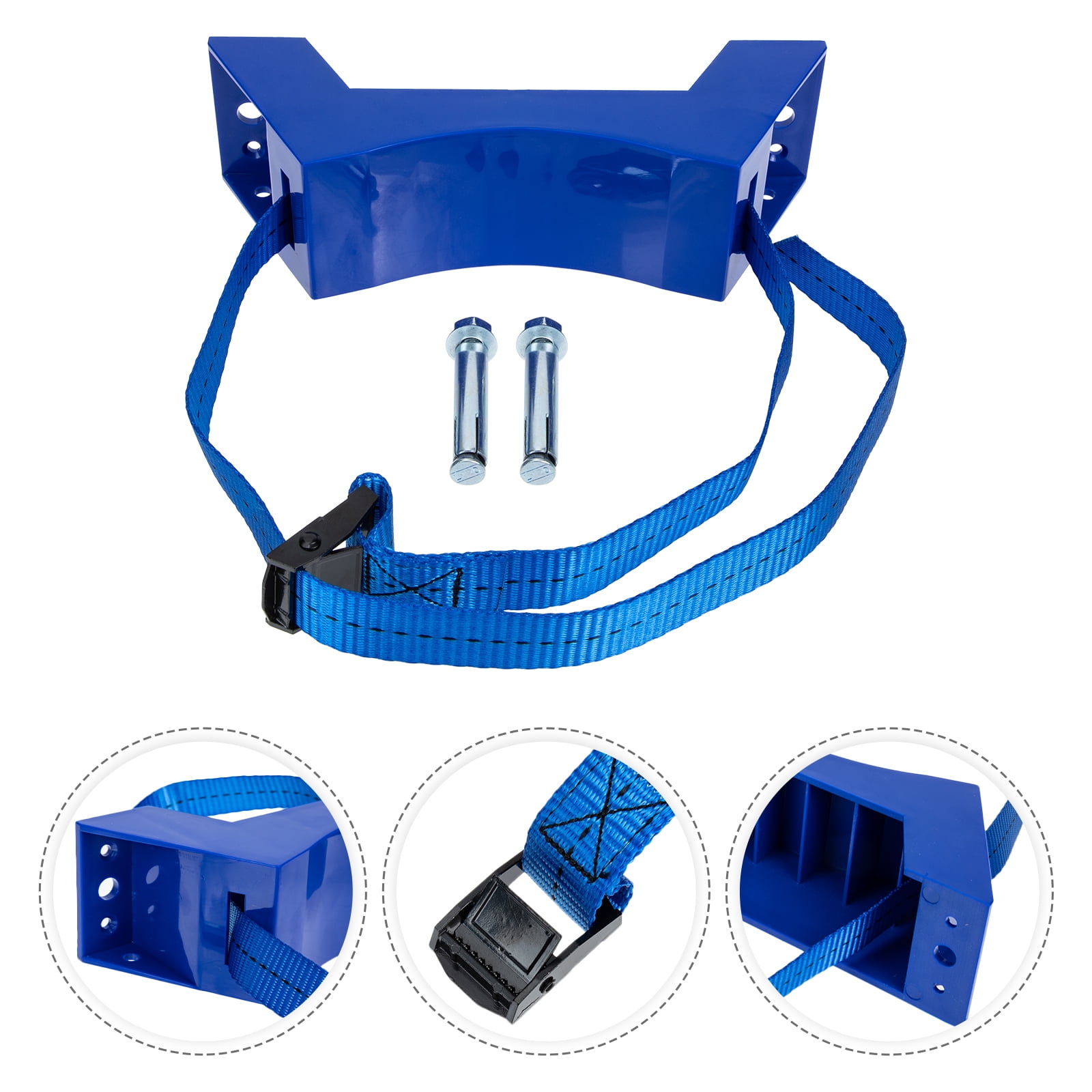 1 Set Propane Tank Holder Gas Cylinder Bracket Heavy Duty Nitrogen Tank Holder with Screws