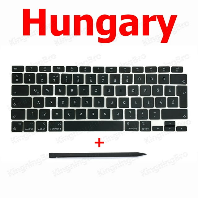 New Replacement Keycaps Keys Key Cap For Macbook Air 13" M1 A2337 Keyboard Keycap US UK Spain French Russian Hungary 2020 Year Hungary