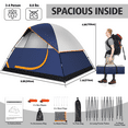 thumbnail image 5 of HOTEEL Canopy 10x10 Waterproof Pop up Canopy Tent with 4 Sidewalls Outdoor Event Shelter Tent for Parties Sun Shade Party Commercial Canopy Carry Bag,Blue(without Vent), 5 of 7