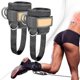 thumbnail image 1 of Correas de tobillo para máquinas de cable, ajuste cómodo ajustable de neopreno, anillo D doble reforzado Tw, 1 of 5