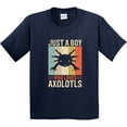 thumbnail image 3 of Inktastic Just a Boy Who Loves Axolotls Youth T-Shirt, 3 of 5