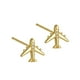 thumbnail image 2 of Sonducket Elegantes aretes de avión: agrega un toque único a la apariencia Insignias Avión Dainty Gold 1 Type3 NO3, 2 of 6