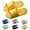 Yellow, variant on HonstMatter Men's Slippers, Massage Sandal Slippers with Non Slip Soft Sole, Indoor House Slippers for Bathroom and Home, Gray