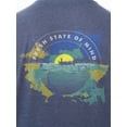 thumbnail image 5 of Fish N Vibe Men's Short Sleeve Fishing Performance Outdoor Graphic T-Shirt, Crown Blue, L, 5 of 7