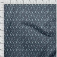 thumbnail image 4 of oneOone Popeline de Coton Sergé Bleu Sarcelle Tissu Mer Matière de Robe Tissu Imprimé Tissu au Mètre 56 Pouces de Large, 4 of 4