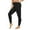 L102-Black, variant on xfsWaSs Plus Size Leggings for Women High Waisted Yoga Pants Soft Stretchy Workout Leggings Casual Sports Running Active Pants Solid Color