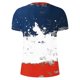 thumbnail image 5 of Camisetas de Cuello de la Tripulación de los Hombres de Poliéster Impreso en Seco Rápido, Cuello Redondo de Corte 3D para Gimnasio, Carrera, Ciclismo Y Ocasional, 5 of 5