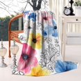 thumbnail image 2 of Pioneer Flower Blanket,Comfortable Soft Flannel Throw Blanket,All Season,Warm Lightweight Blankets for Sofa Bed Couch Living Room Chair,60"x80"(150x200cm), 2 of 4