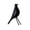 Black, variant on Black Resin Bird Figurine Decoration For Indoor Tabletop Shelf Or Living Room Accent With Stylish Look
