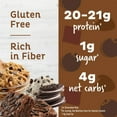 thumbnail image 4 of Quest Protein Bar Variety Pack (Chocolate Chip Cookie Dough, Cookies & Cream, Chocolate Brownie) - Gluten Free, 14 Ct. (2 Lbs. Total), 4 of 6