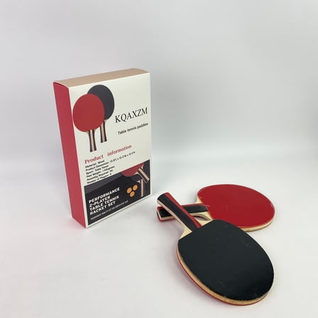 KQAXZM Table tennis paddles,SPORT Ping Pong Paddle Sets - Professional Table Tennis Paddles, Balls - Table Tennis Rackets