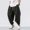 40#Black, variant on Men's Fashion Casual Loose Color Pants Wide Leg Elasticated Pants Capri Leggings For Men Anticellulite Leggings For Men Grey Leggings High Waisted Leather Leggings