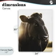 thumbnail image 4 of Stupell Industries Farmhouse Bessie The Cow Portrait Canvas Art, 24 x 30, by Leah Straatsma, 4 of 8