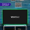 thumbnail image 3 of Vivitar TV LED Backlight - 8ft Smart Full-Color RGB LED Strip Lights for up to 65" TV or PC Monitors, with Sound & Screen Sync Sensor and Remote - Mood Lighting, Home Decor Lights, 3 of 15
