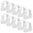 thumbnail image 3 of 100pcs PVC Tube Clamps for Water Pipes – Leakproof Pipe Clips with Vibration Damping Insert, Quick Hose Support Brackets for Plumbing Applications, 3 of 4