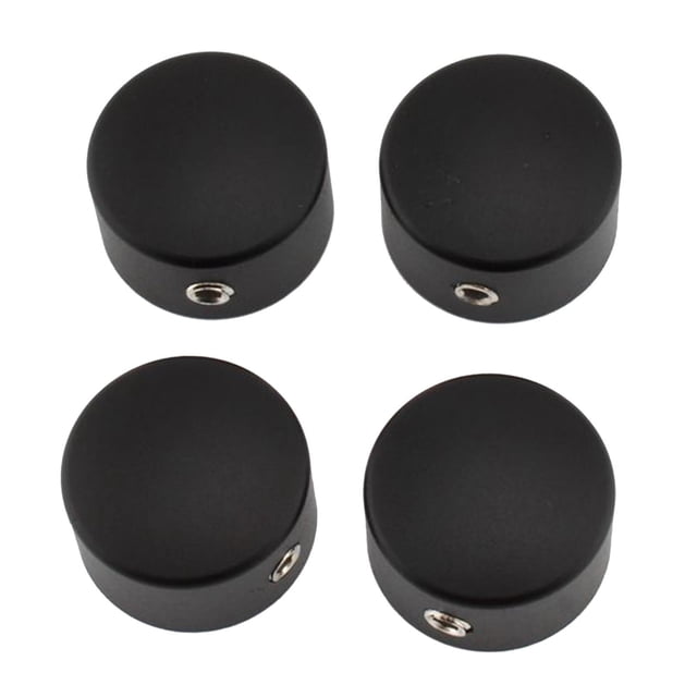 S SERENABLE Vis de Tête Usinée Écrous pour Gobelet Ensemble de 4 - Noir Noir