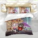thumbnail image 5 of Talking Tom Conjunto de sábanas temático, trío de piezas, cómodo y amigable con la piel, diseño único, regalo de decoración para el hogar para familiares, amigos y fans,140cm *210cm, 5 of 6