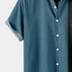 thumbnail image 5 of Playeras Deportivas Para Hombre, Camisa Con Degradado Teñida, Fresca Y Fina, Transpirable, Con Cuello Colgante, 5 of 6