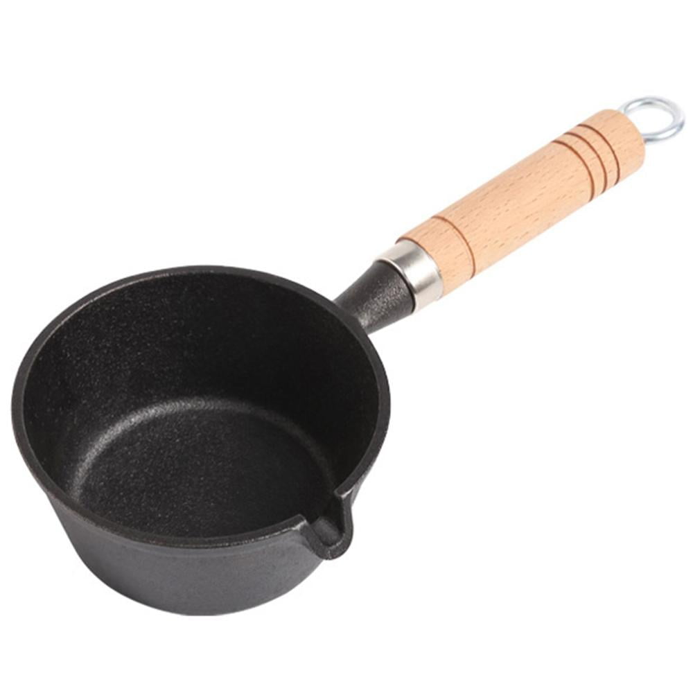 Iron Small Egg Pan Cast Iron Skillet Frying Pan With Dual Drip