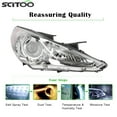 thumbnail image 4 of SCITOO Fit for Hyundai Sonata 2011-2014 Headlight Assembly Headlamps Replacement(Driver and Passenger Side), 4 of 4