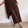 thumbnail image 6 of Zivyakyron Travel Crop Pants for Women Summer Boho Palazzo Wide Leg Pants for Women Casual Polka Dot Loose Pants, 6 of 7